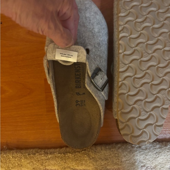 Birkenstock Boston wool oatmeal sz 39 new without box - Picture 2 of 4